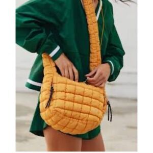 Free People Movement - Quilted Baby Carryall Bag - Neon Clementine - NEW Sling